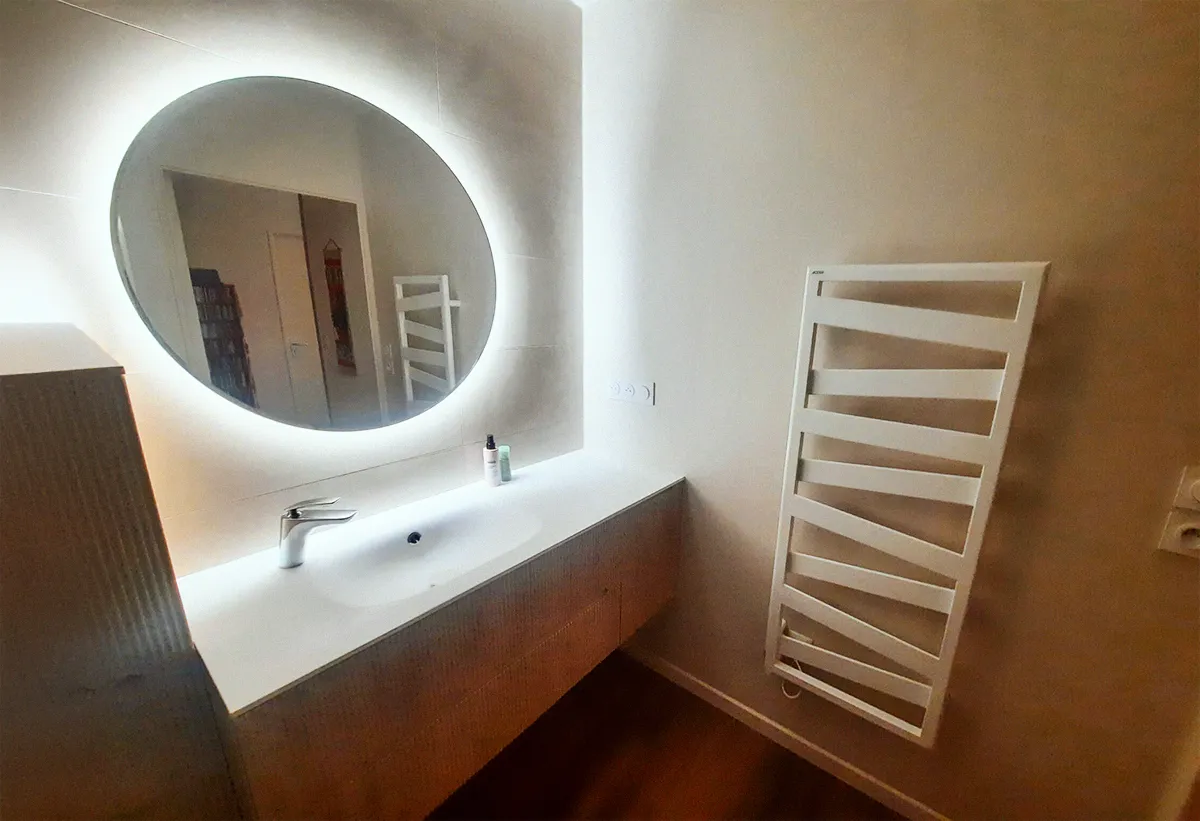 Decoraction Cuisine Sur Mesure Nantes Une Salle De Bain Zen 6